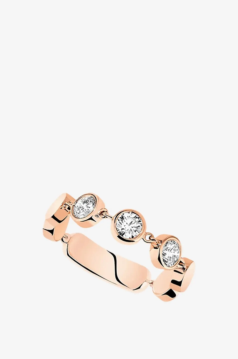 Bague en or rose et diamants D-Vibes MM