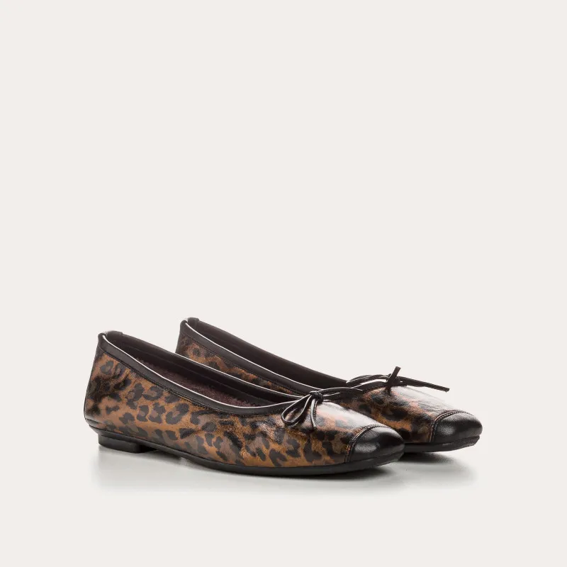 BALLERINES HARMONY METALLISE LEOPARD