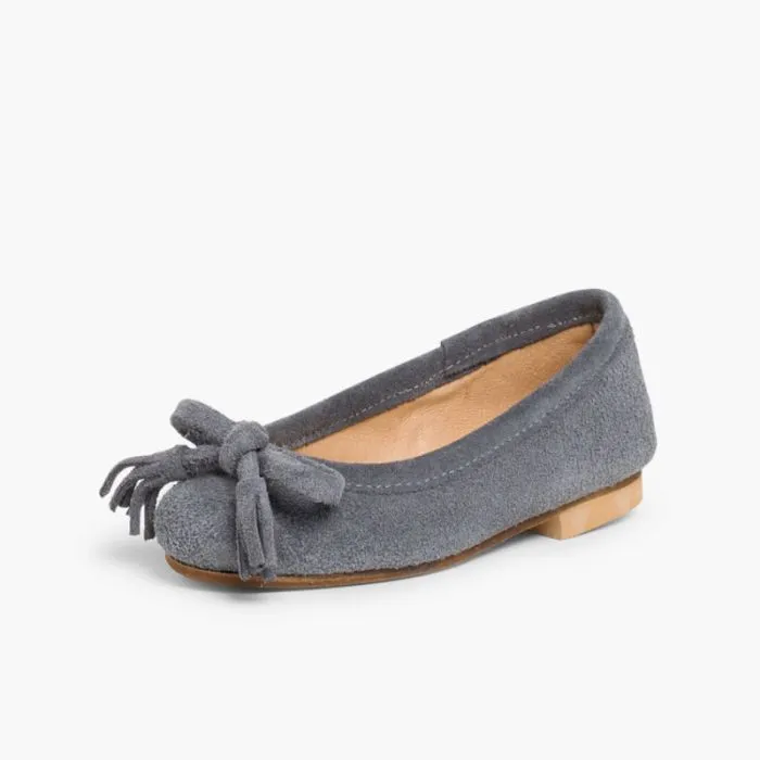 Ballerines pour Fille et Femme en suède