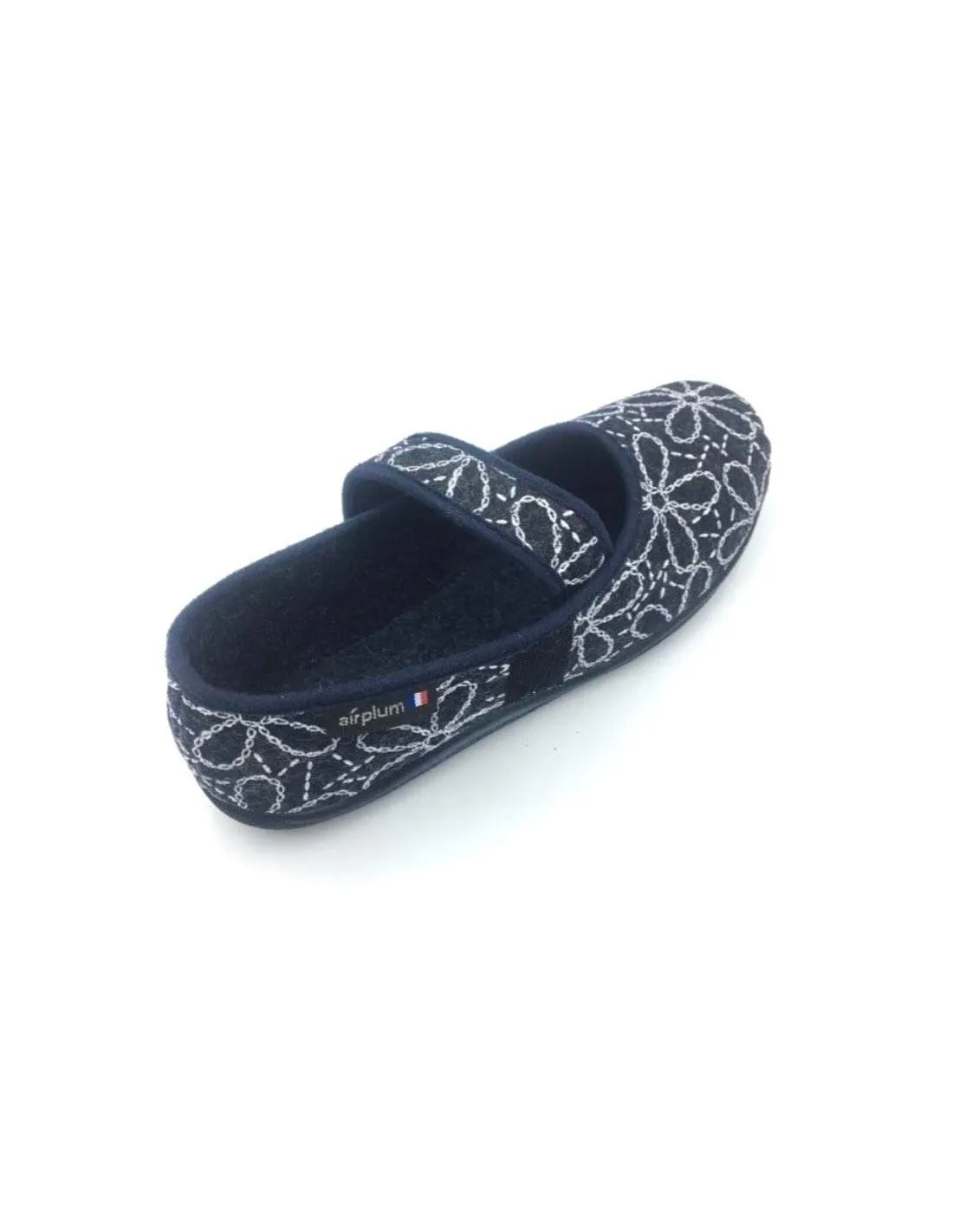 Ballerines à scratchs Airplum Zencens Marine