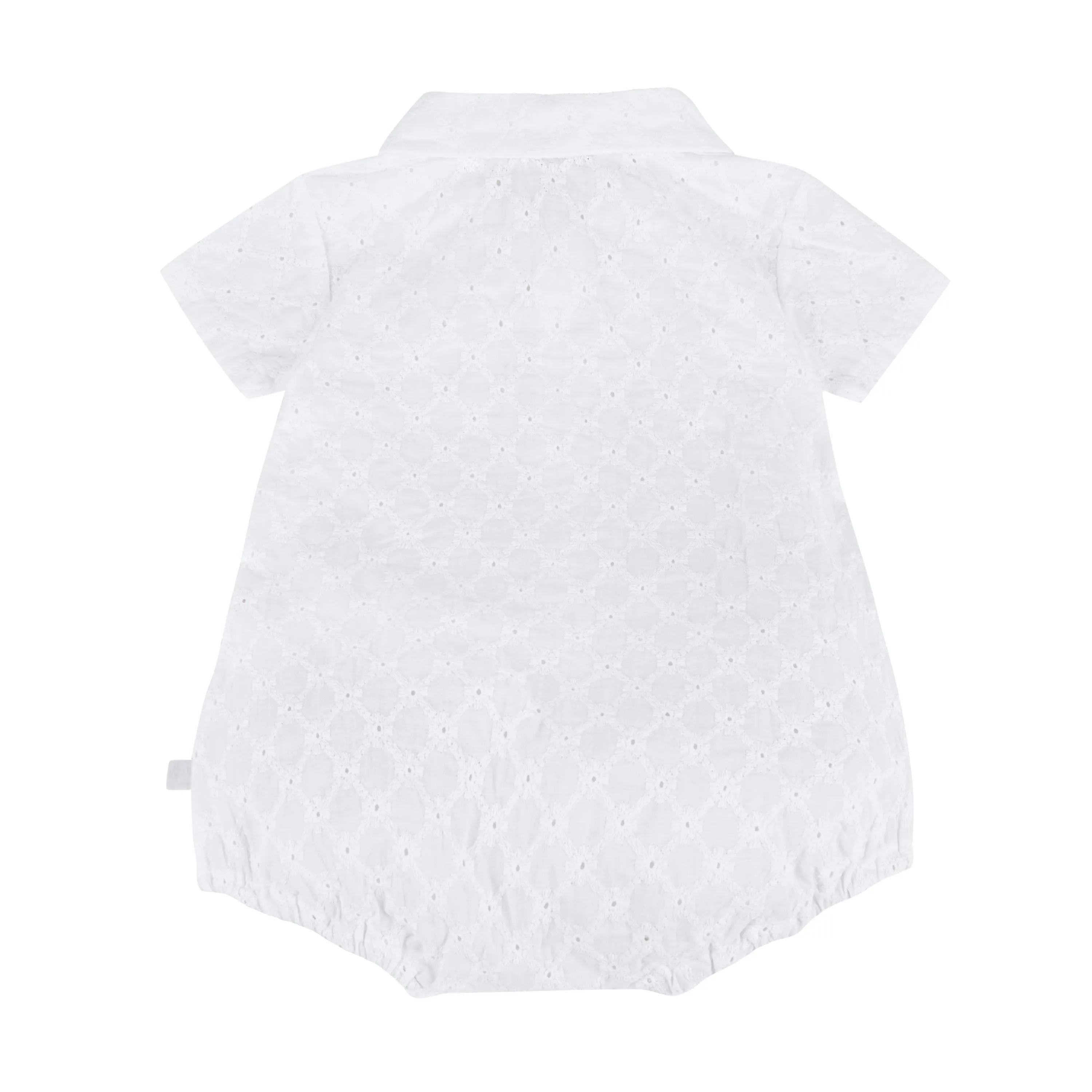 Barboteuse calao Damier blanc