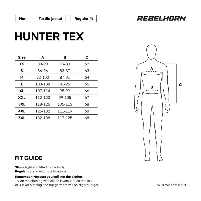 Blouson Rebelhorn Hunter Textile Noir