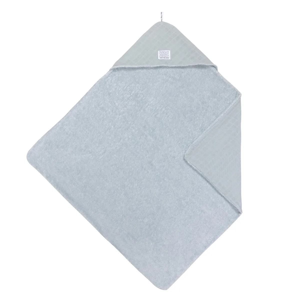 Cape de Bain en Mousseline - Bleu Poudré