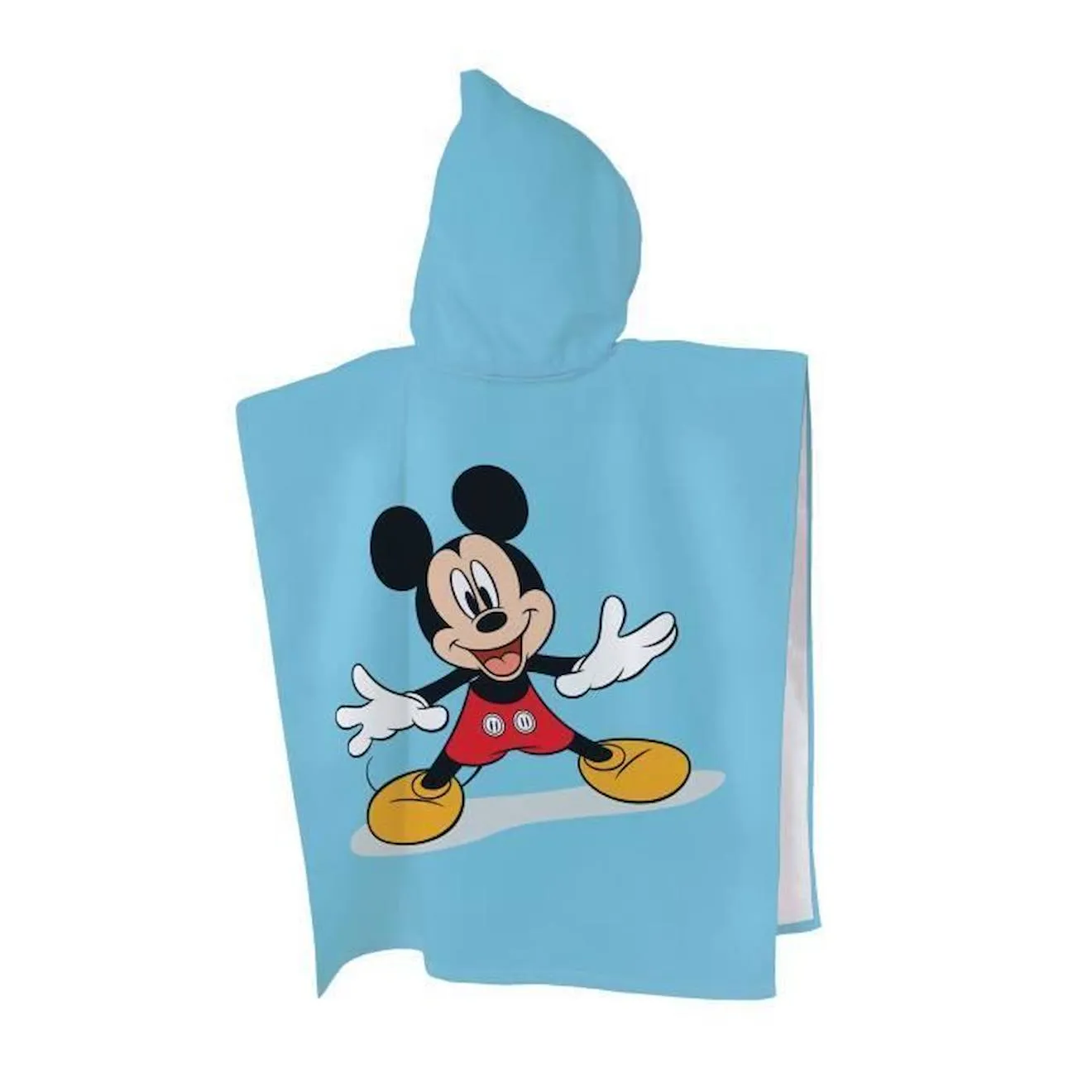 Cape de bain imprimée 100% coton, DISNEY MICKEY BLUE. bleu - Disney