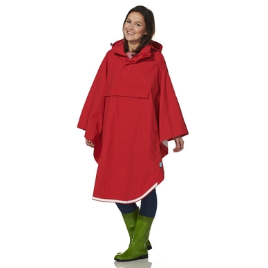 Cape de Pluie Happy Rainy Days Rain Cape Red