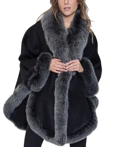 Cape pour femme Gionanni Morena NOIR