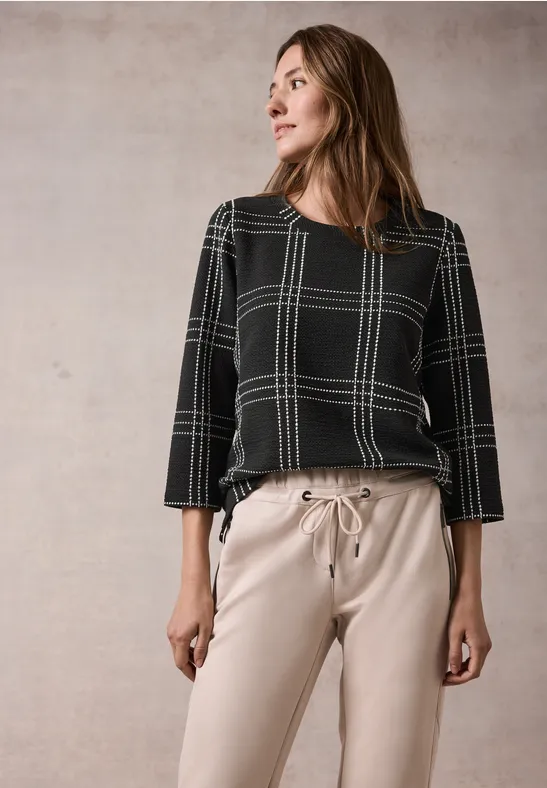 CECIL T-shirt en jacquard 
