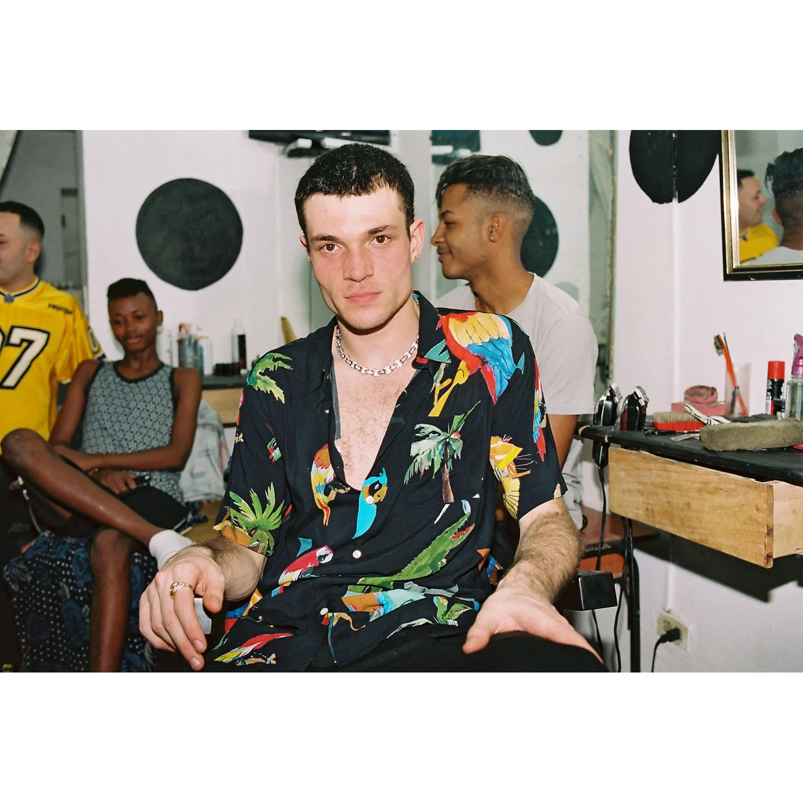 CHEMISE HAWAÏENNE BLACK JUNGLE