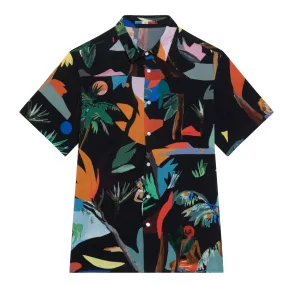CHEMISE HAWAÏENNE BLACK MOON