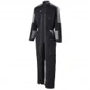 Combinaison de Travail 2 Zips Noir / Gris - ADOLPHE LAFONT