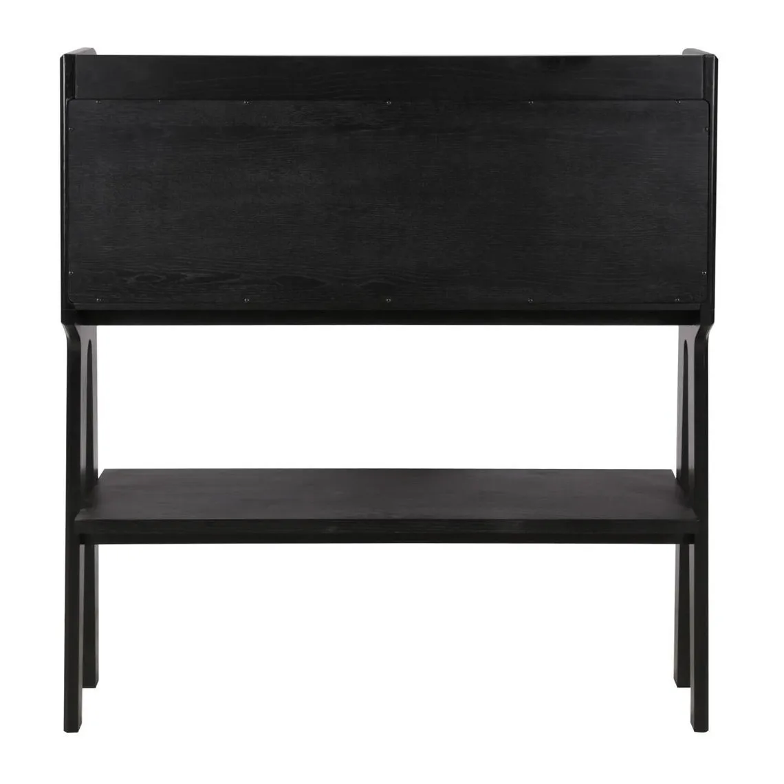 Console 130 cm chêne en bois noir | 3 Suisses