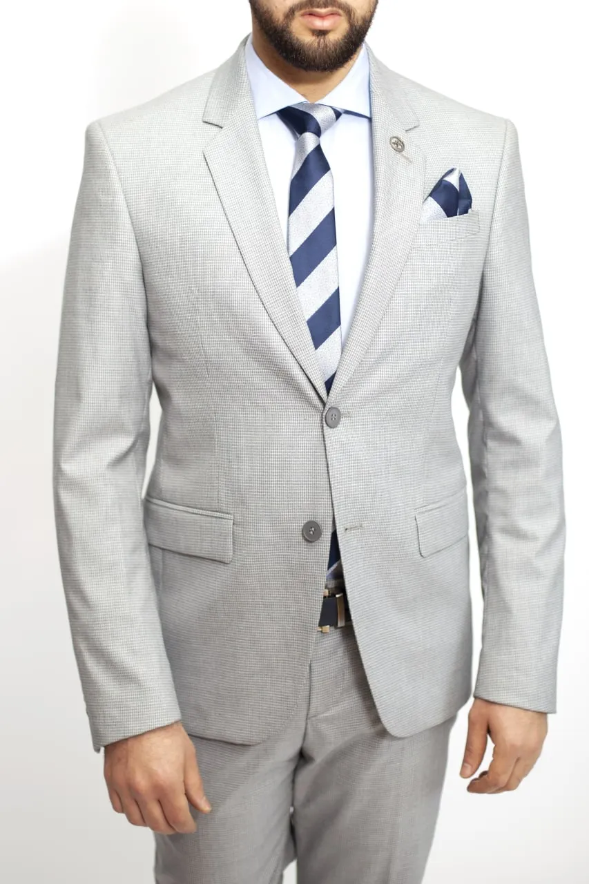 Costume Gris 2 Bouton