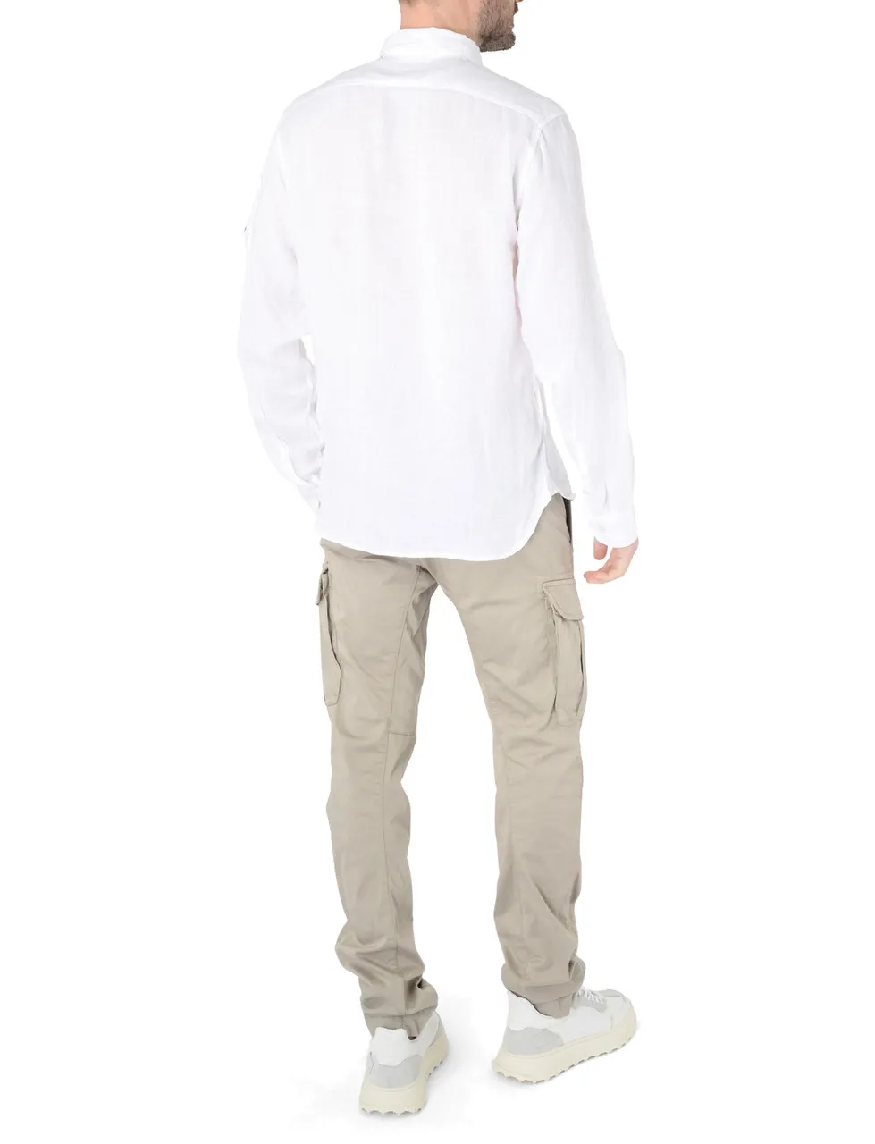 C.P. Company Chemise, lin blanc