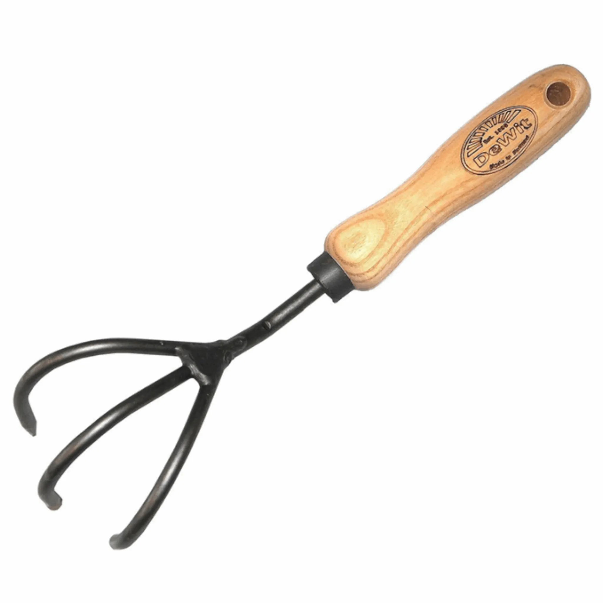 DeWit Short Handle 3-Tine Cultivator