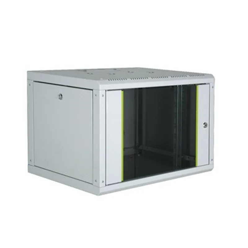 DIGITUS Coffret mural 19" Soho-Line - H800 - 6/6 - 16 U - verrouillable - gris clair