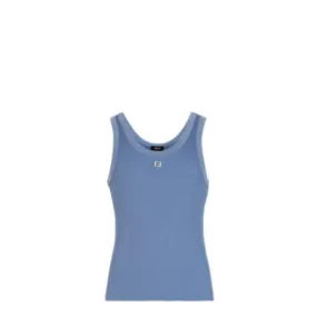 Débardeur - Haut en coton bleu | Fendi