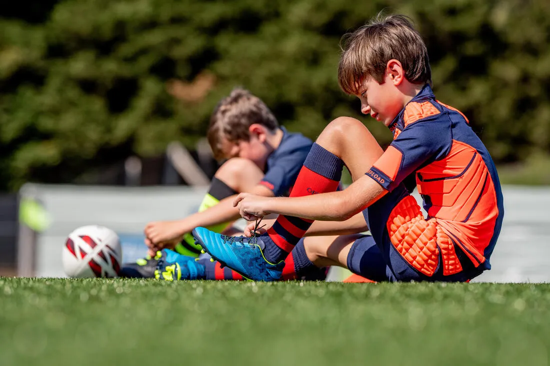 Epaulière de rugby R500 enfant orange