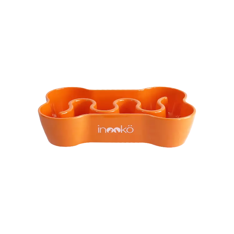Gamelle Anti-Glouton Orange Inookö