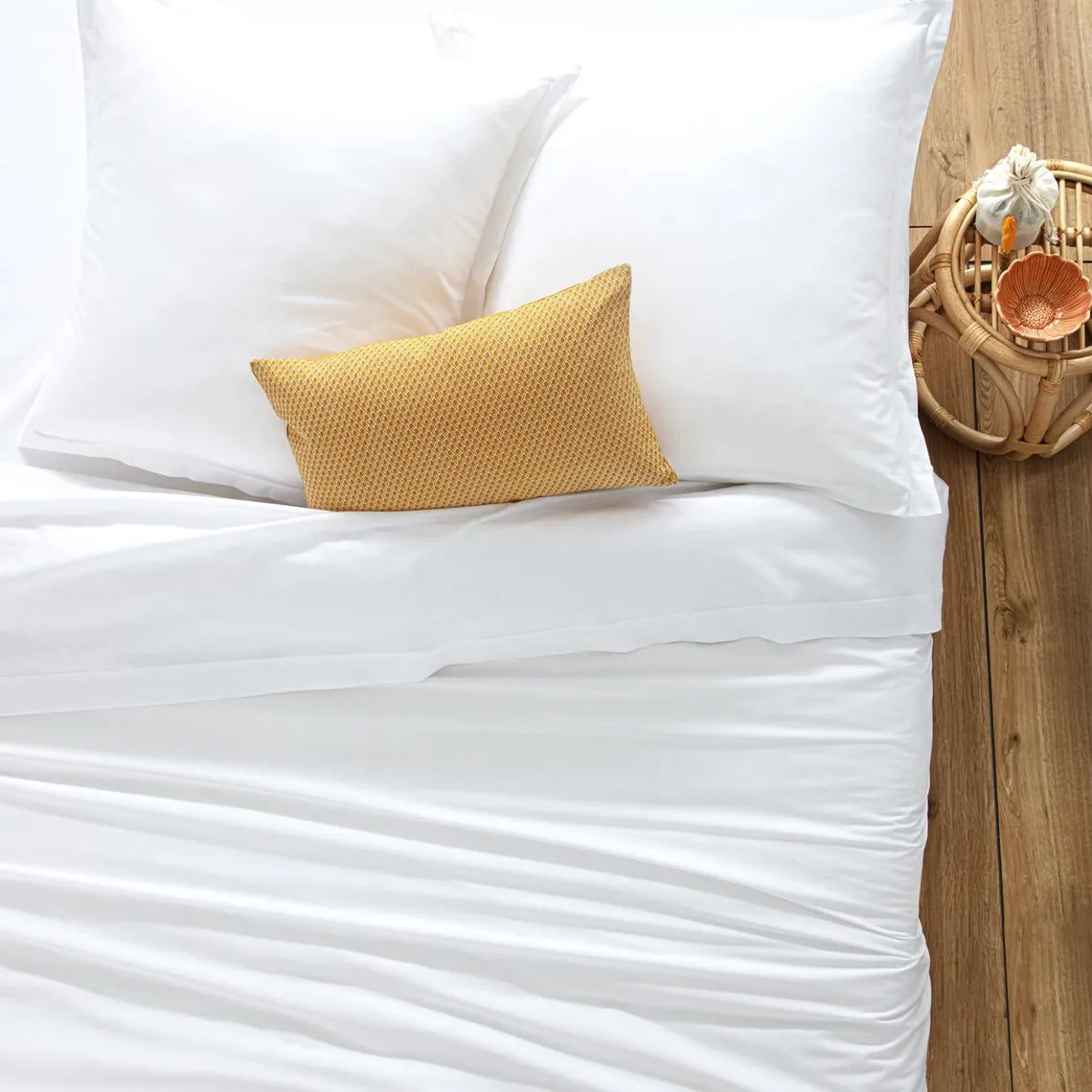 Housse Couette 2 Pièces Blanc 240 x 220 | 3 Suisses