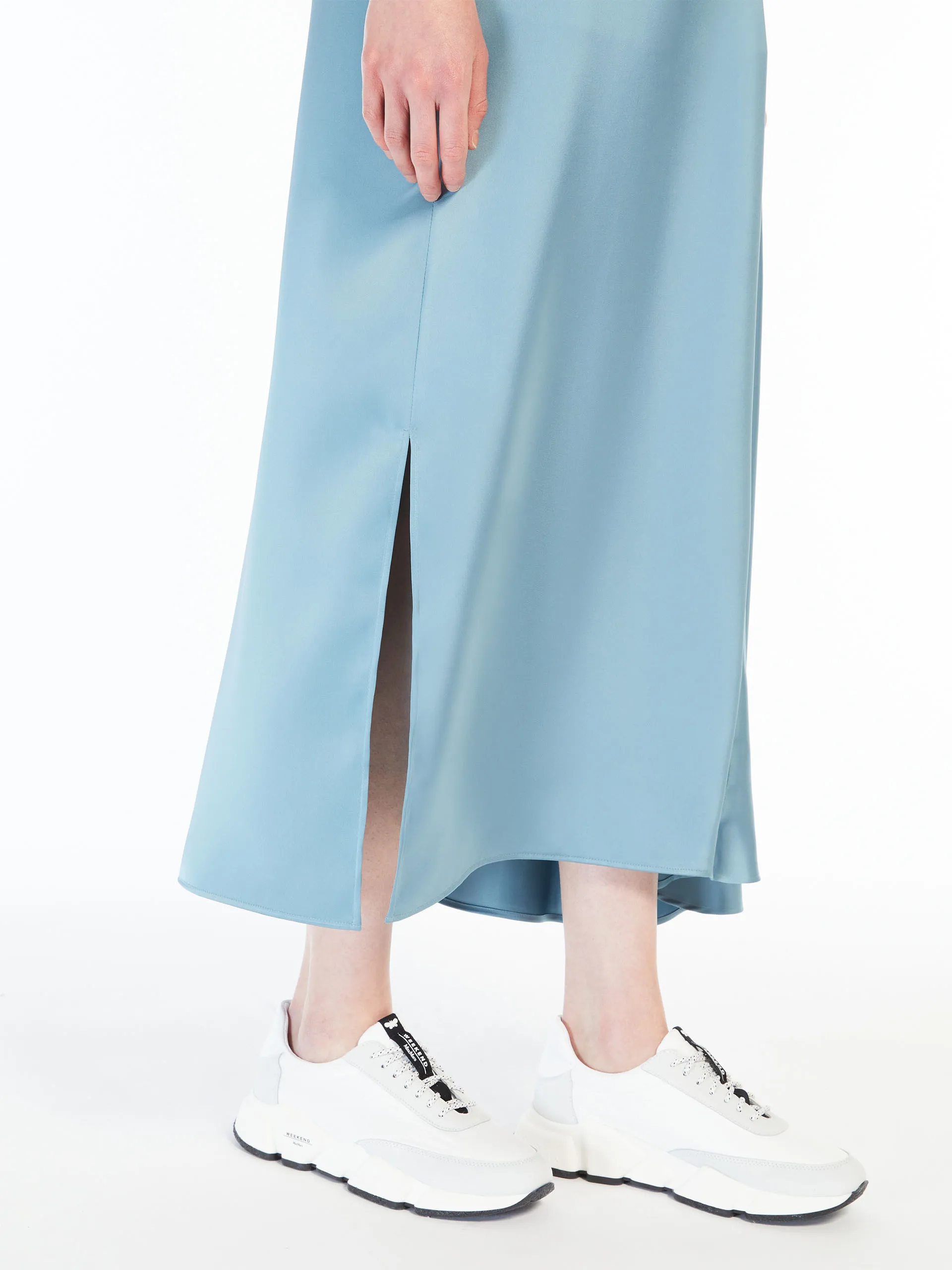 Jupe fluide en satin
