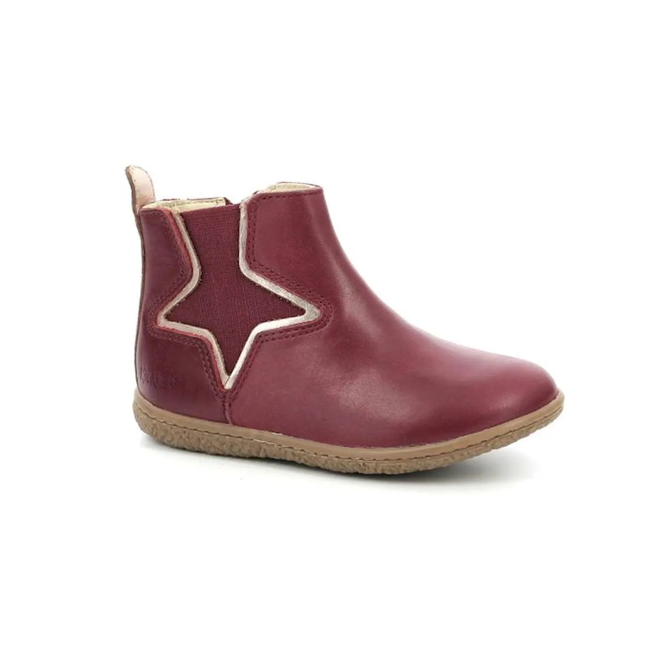 KICKERS Boots Vermillon bordeaux rouge - Kickers