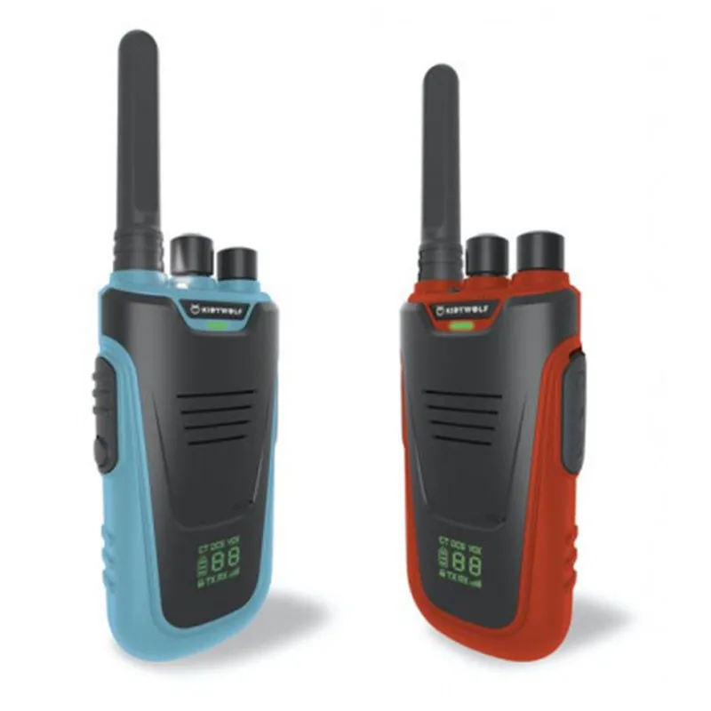 KIDYWOLF - PAIRE DE TALKIES WALKIES ROUGE/BLEU - littlecasba.com