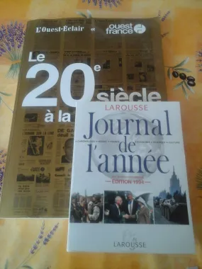 Le 20 ème  Siècle à la UNE / Journal de l'année 1993