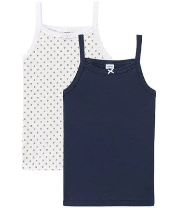 LOT 2 DÉBARDEURS PETIT BATEAU
