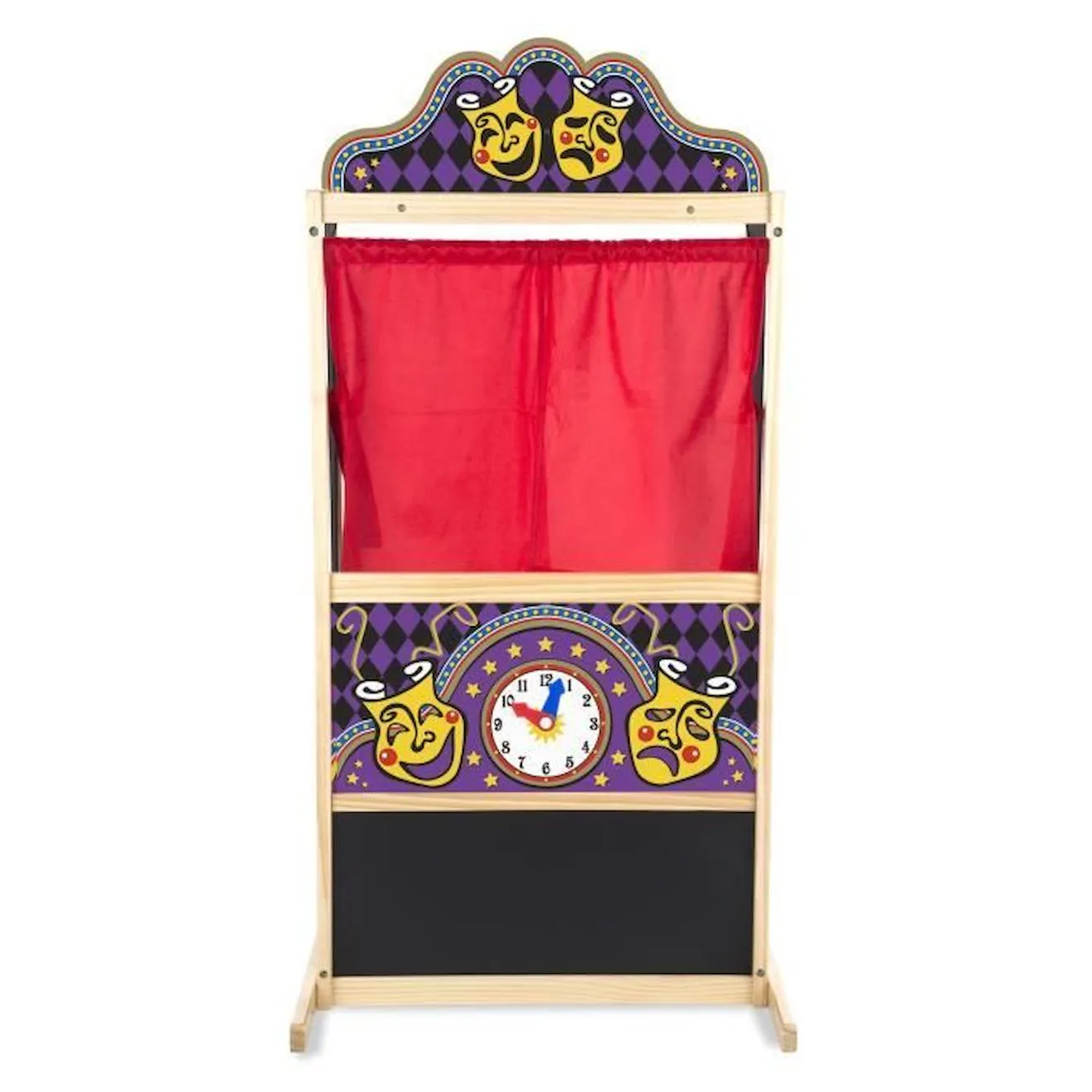 MELISSA & DOUG Théâtre De Marionnettes rouge - Melissa & Doug