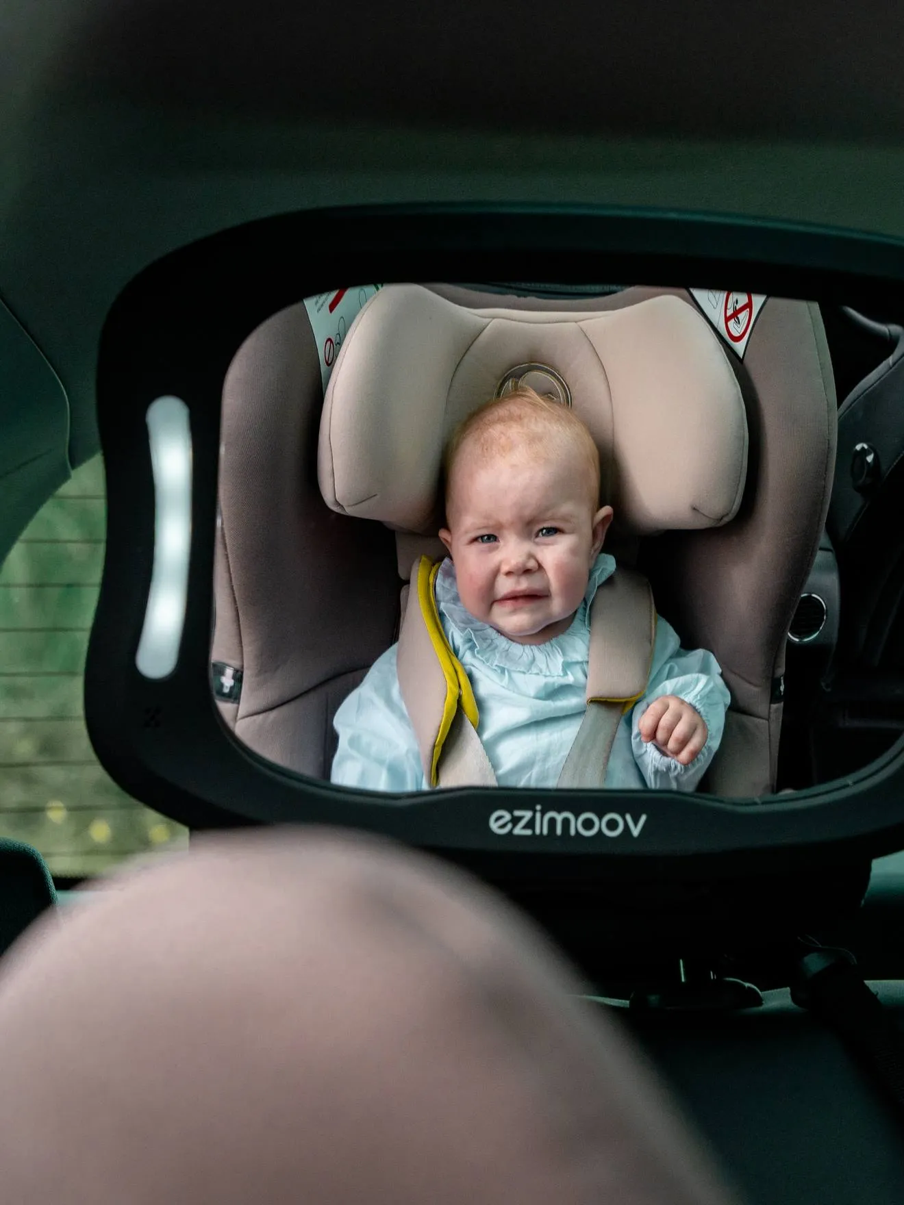 Miroir pour siège de voiture EZIMOOV EZI Mirror LED Eco-friendly noir - Ezimoov