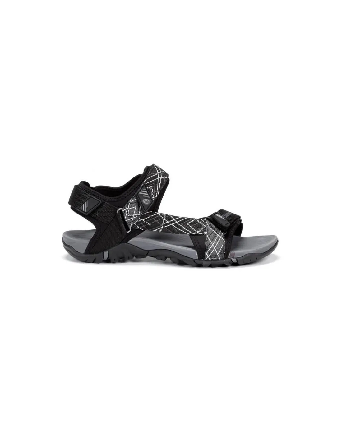 Mountain Sandals Chiruca Dakar 13 Hommes Noir/Gris