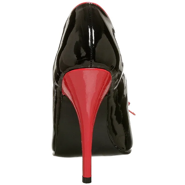 Noir Rouge 12,5 cm SEDUCE-216 Chaussures pour femmes a talon