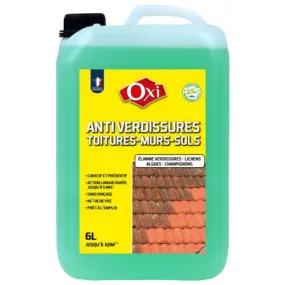 OXI Traitement anti-dépots verts façade OXYTOL, 6 L Le glouton