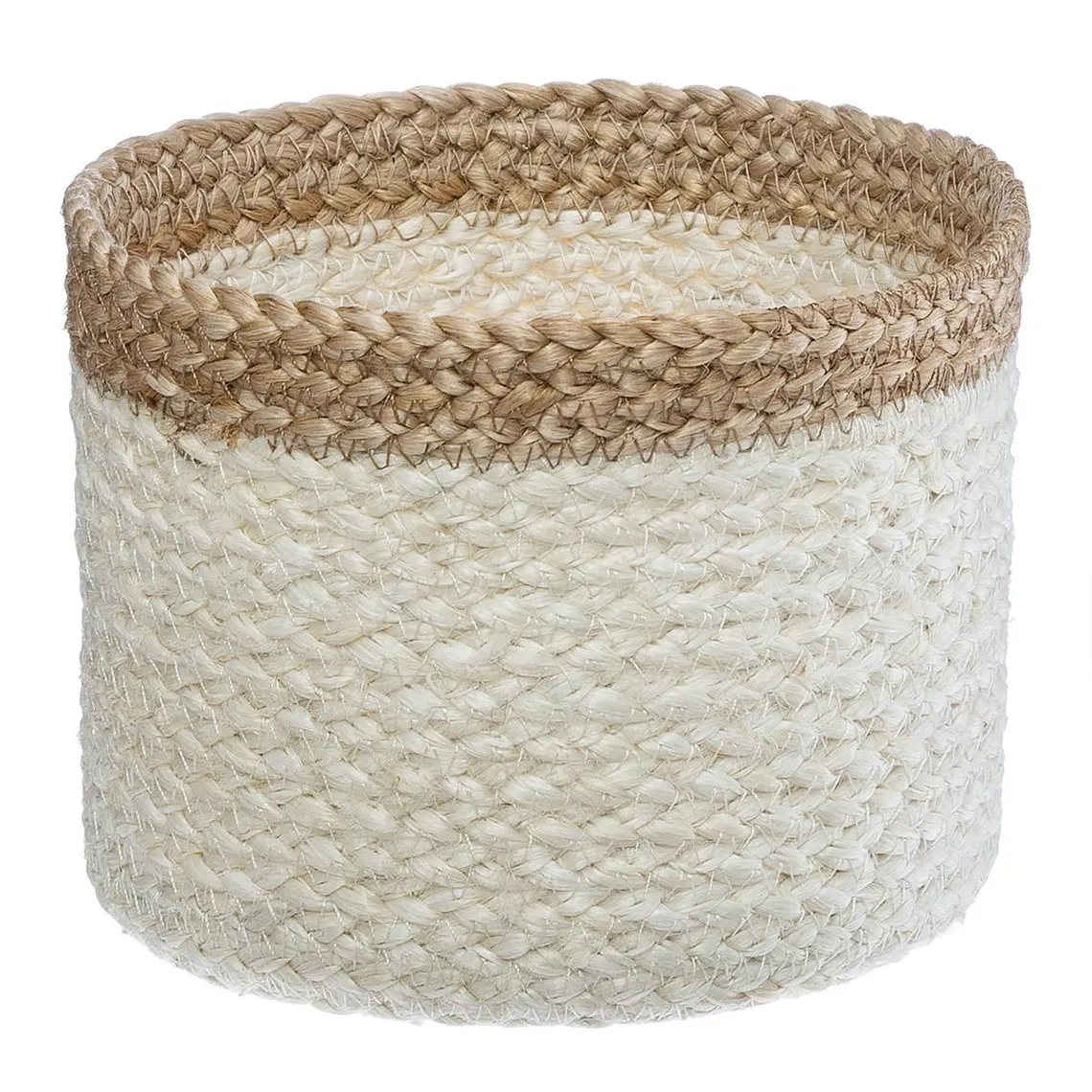 Panier Jute Herbier Marin Blanc x 3 | 3 Suisses