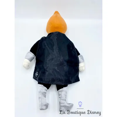 Peluche interactive Syndrome Les Indestructibles Disney Store méchant masque cape bleu 45 cm