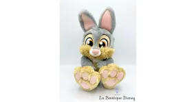 Peluche Panpan Big Feet Disney Parks Disneyland Bambi lapin gris gros pieds 34 cm