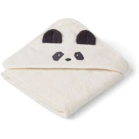 Petite cape de bain en coton bio | Panda - Liewood