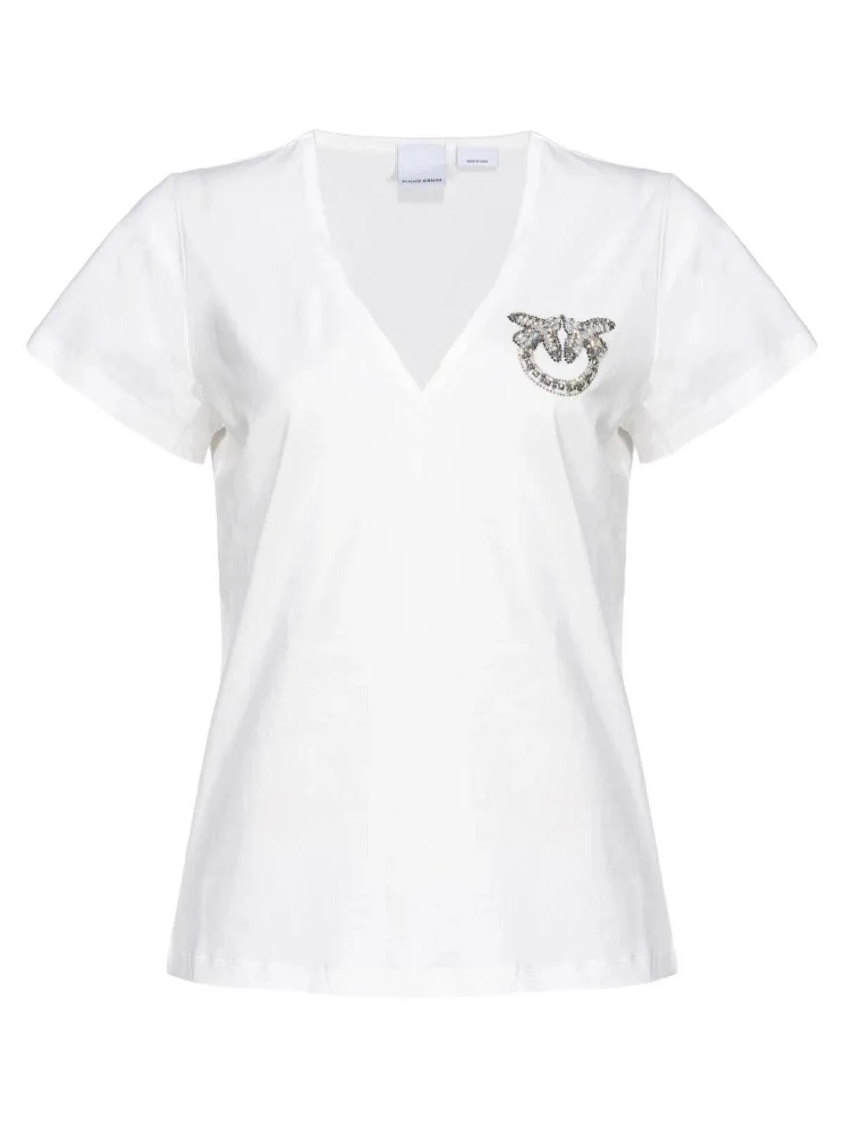 PINKO T-Shirt et Polo Femme Turbato 100372-A1R7 Z15 Blanc