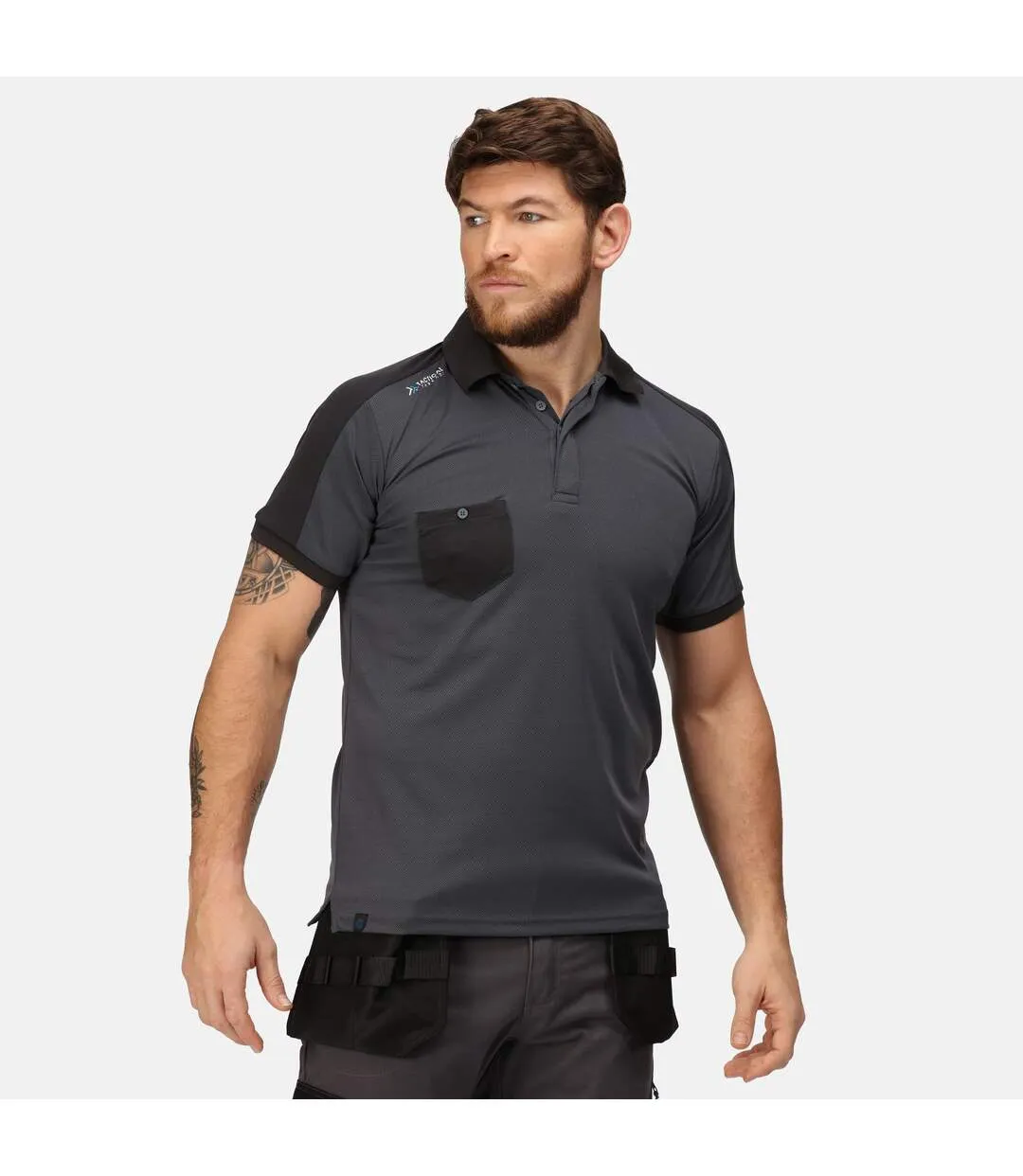 Polo offensive hommes gris Regatta