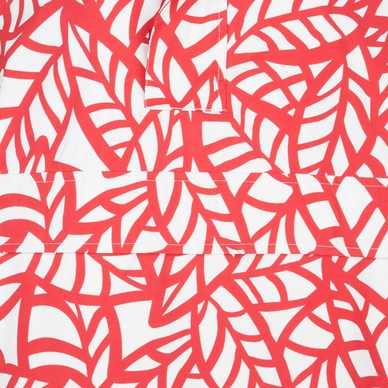 Poncho Happy Rainy Days Bike Cape Reva Leaf Off White Red
