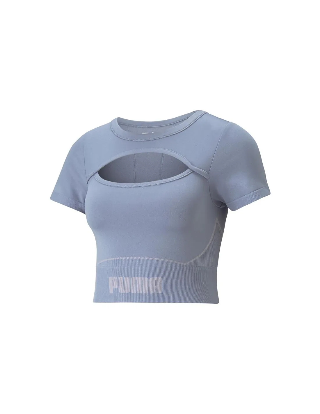 Puma Formknit Seamless Ba T-Shirt Femme Fitness Frêne Filtré