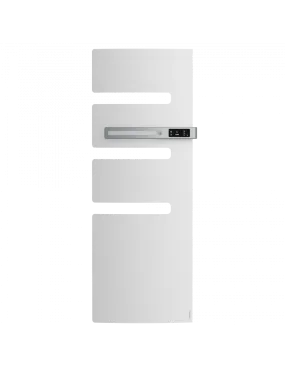 Radiateur sèche-serviettes Serenis mât droite 750W Blanc Carat ATLANTIC 850559