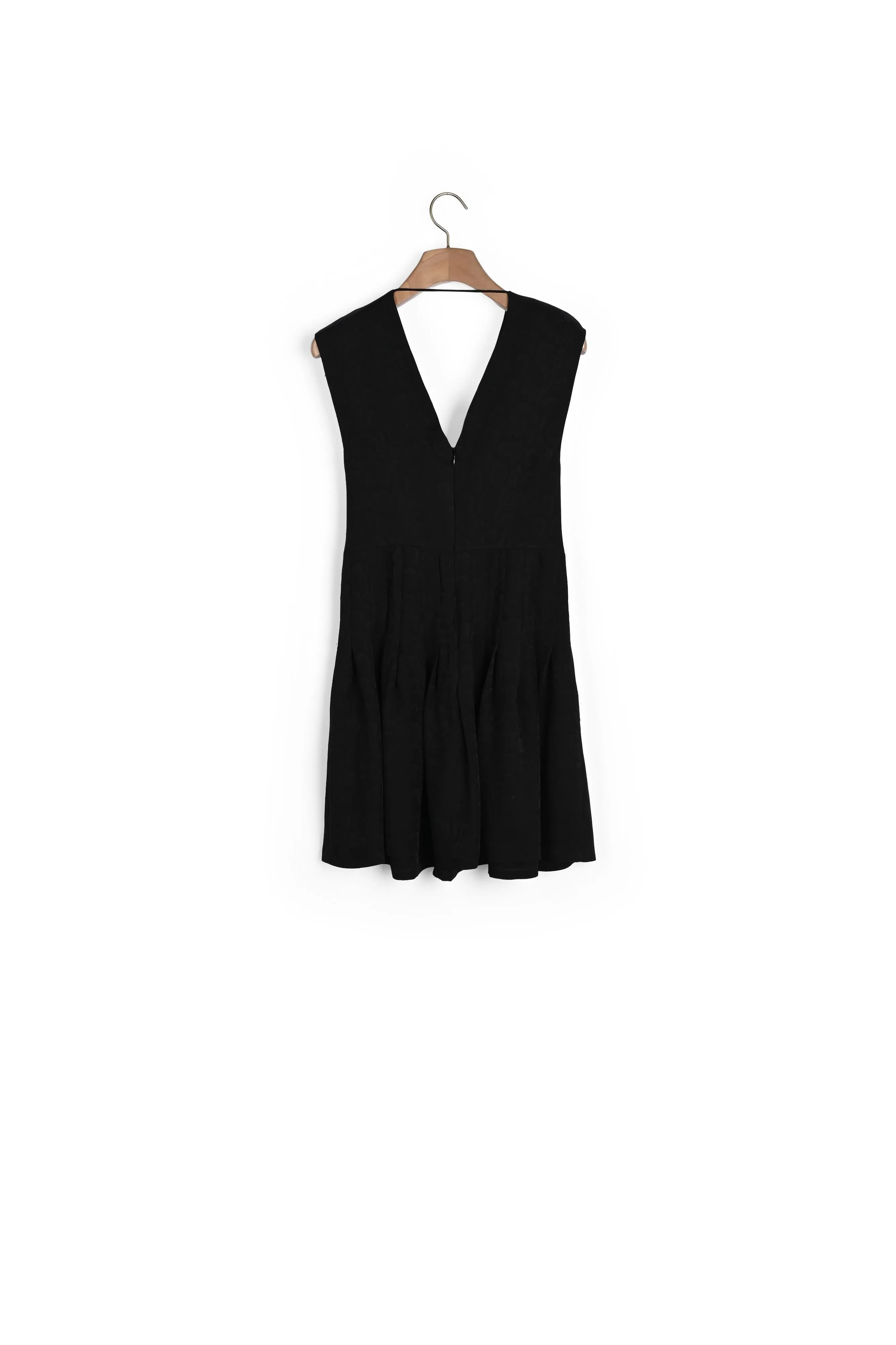 Robe courte en jacquard ton sur ton