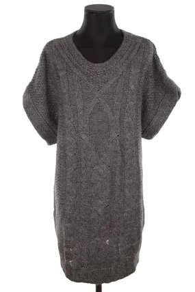 Robe gris Vanessa Bruno gris. Matière principale synthétique. Taille 38.