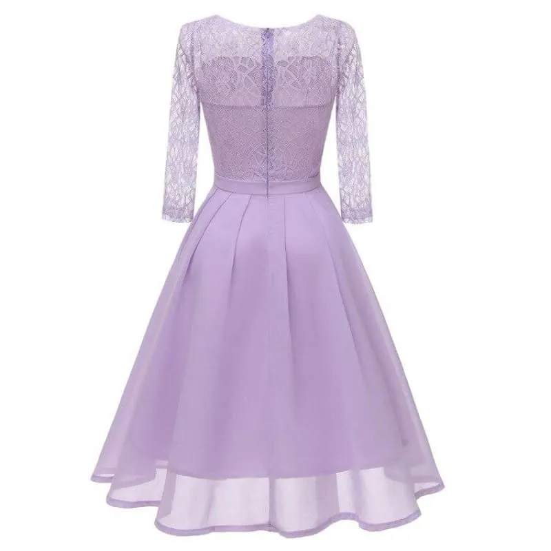 Robe Vintage Année 50 Violet