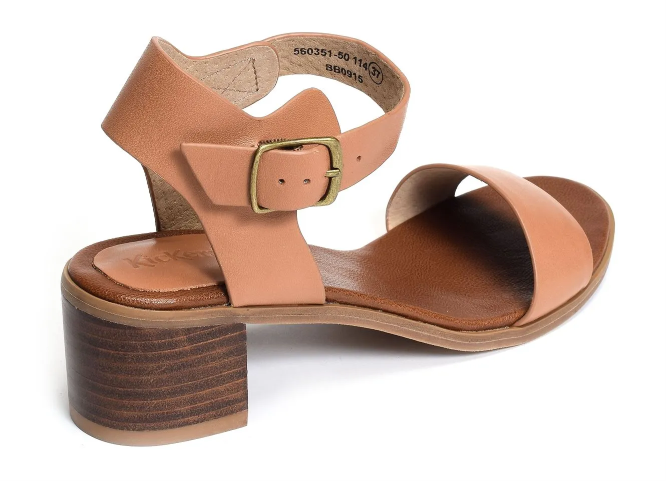 sandales a talon Kickers  Volou camel 
