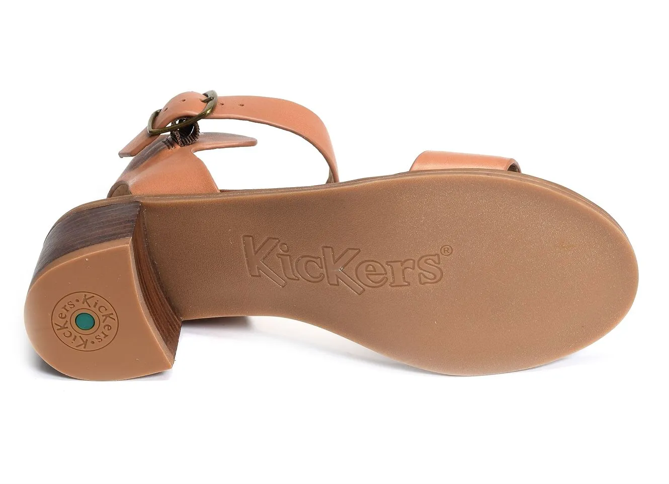 sandales a talon Kickers  Volou camel 