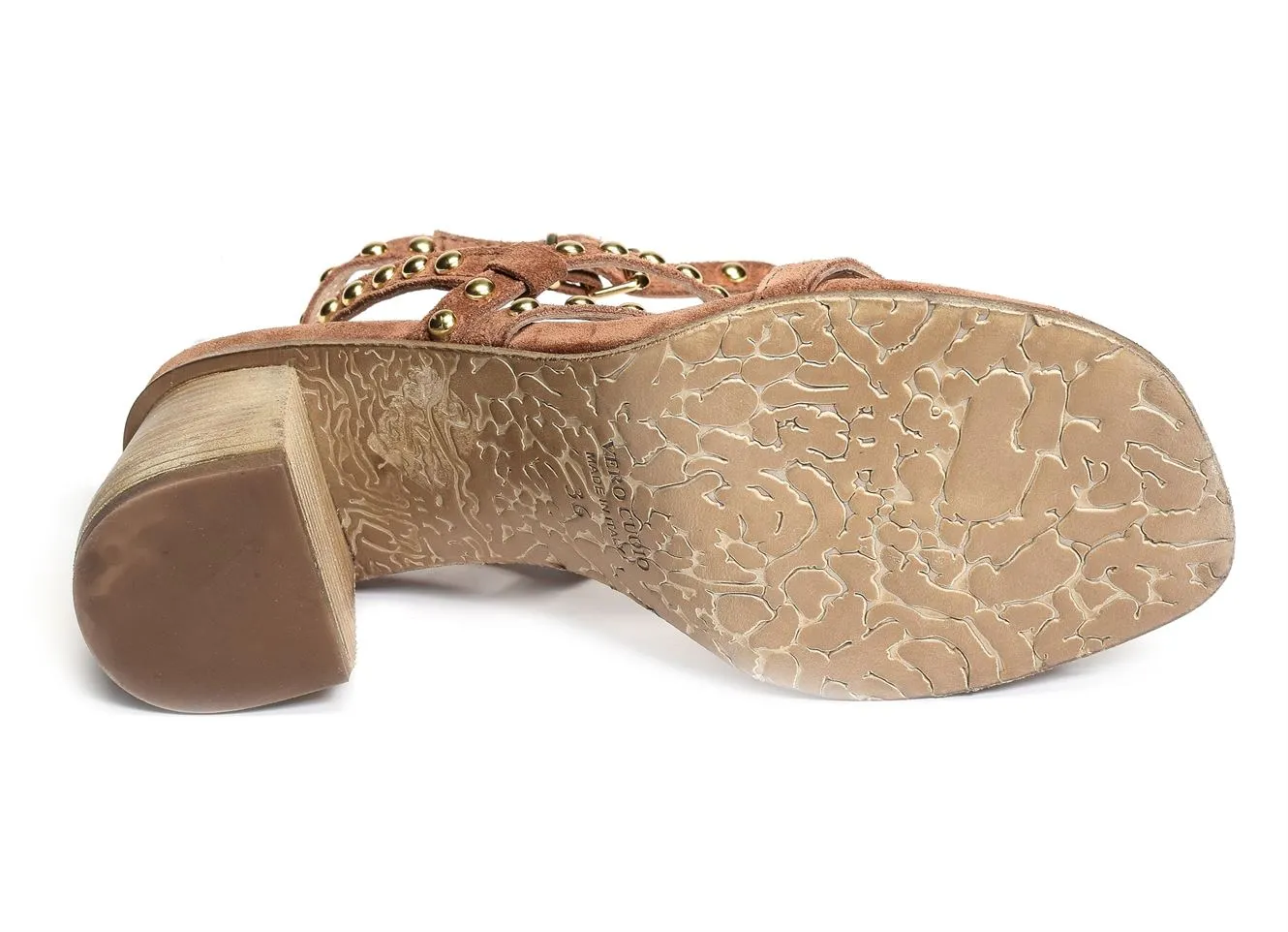 sandales a talon Semerdjian  E944 camel 