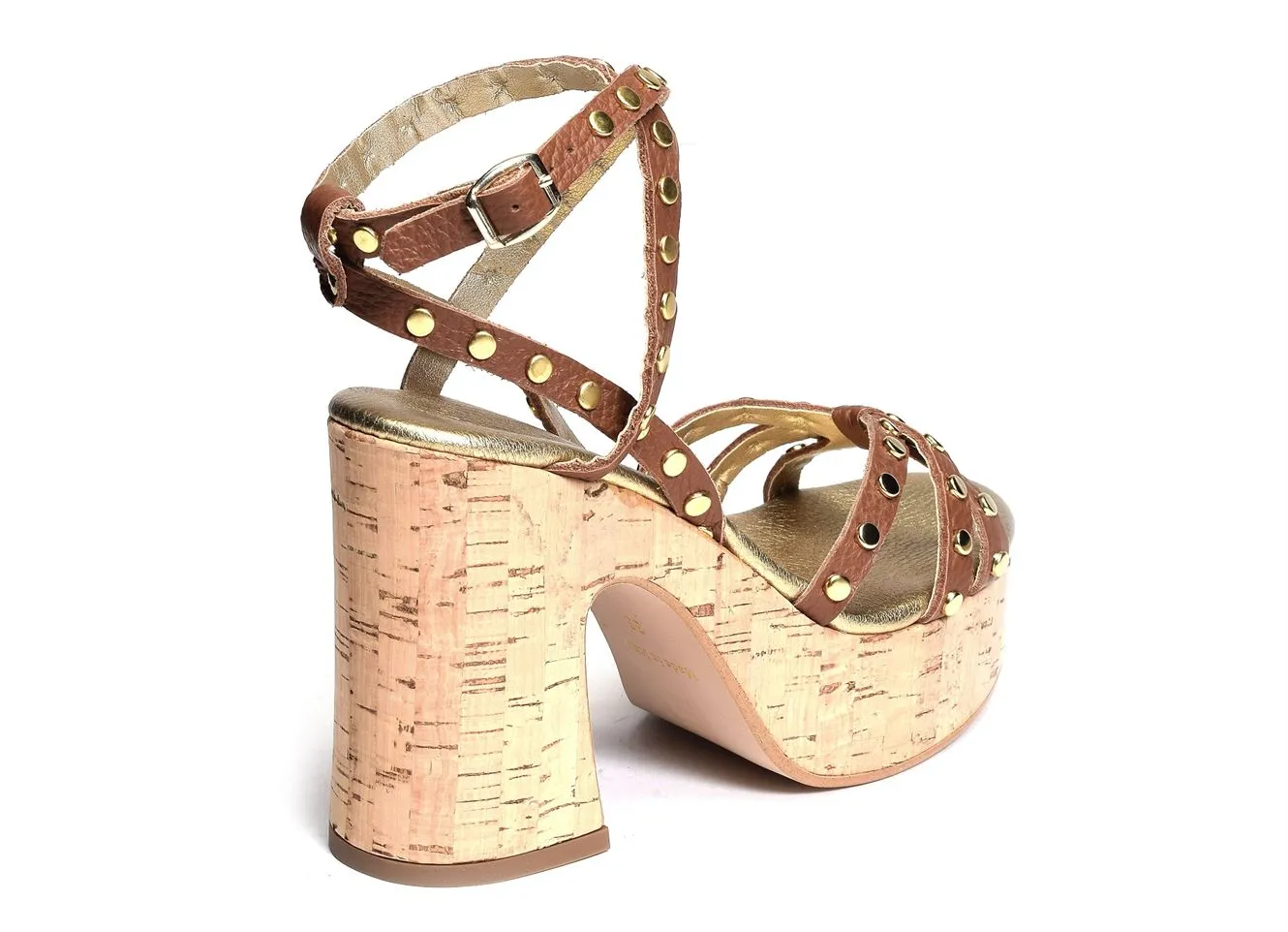 sandales a talon Semerdjian  Gardenia camel 