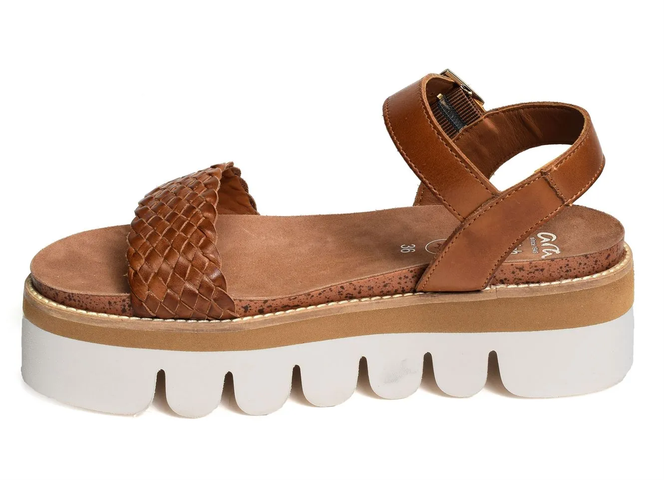 sandales compensees Ara  Florenz bis camel 